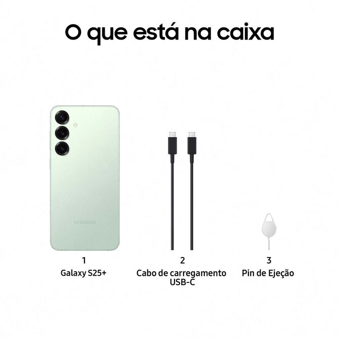 Smartphone Samsung Galaxy S25+  6.7" (12 / 512GB) 120Hz Menta image number 6
