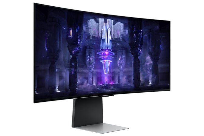 Monitor Curvo Samsung Odyssey G8 34" G85SB OLED UWQHD 175Hz 0.1ms FreeSync Premium HDR True Black 400 Smart Monitor image number 7