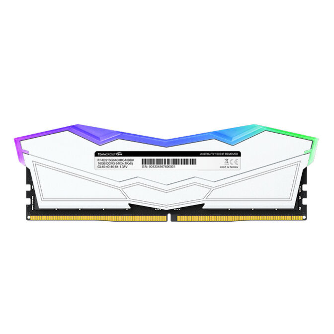 Team Group Kit 32GB (2 x 16GB) DDR5 7800MHz Delta RGB Branco CL38 image number 3