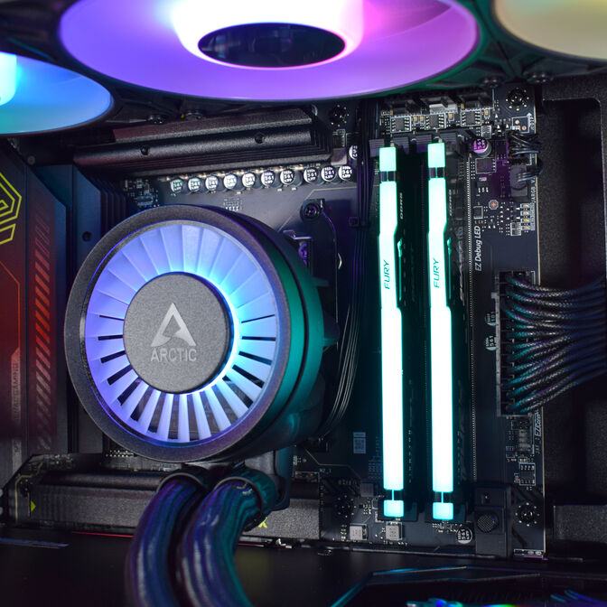 Computador King Mod Gamer-PC Ryzen 7 9800X3D 32GB DDR5 2TB RTX 5070 Ti WiFi W11 image number 6