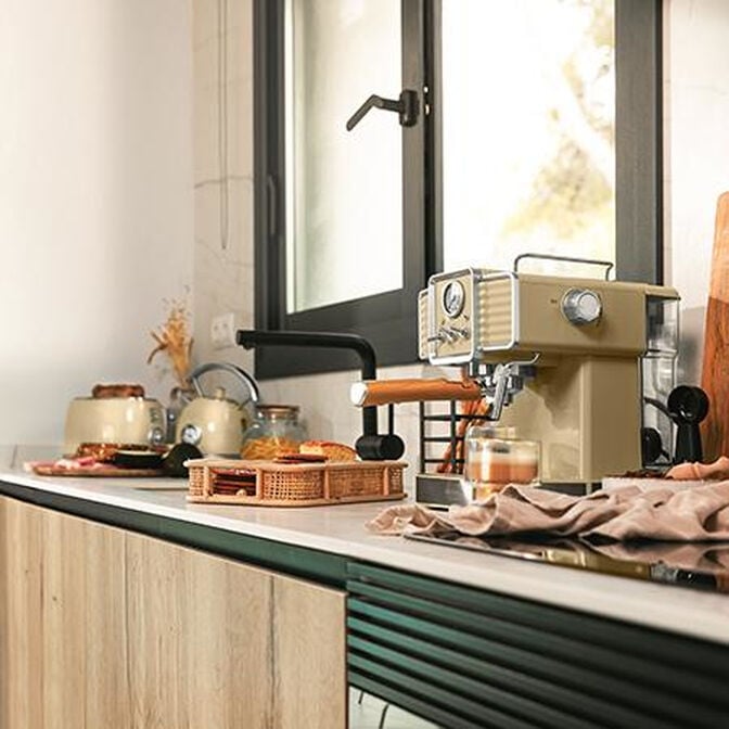 M&aacute;quina de Caf&eacute; Expresso Cecotec Vintage 20 Tradizionale Amarela Claro image number 10