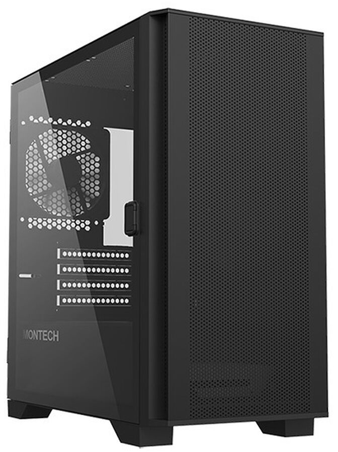 Caixa Micro-ATX Montech AIR 100 Lite Vidro Temperado Preto image number 0