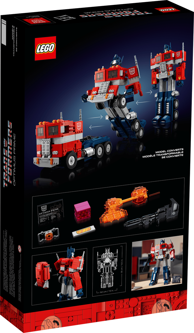 LEGO Icons: Optimus Prime, 1508 Pe&ccedil;as (10302) image number 1