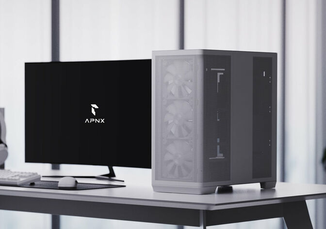 Caixa ATX APNX Creator C1 Branco image number 2