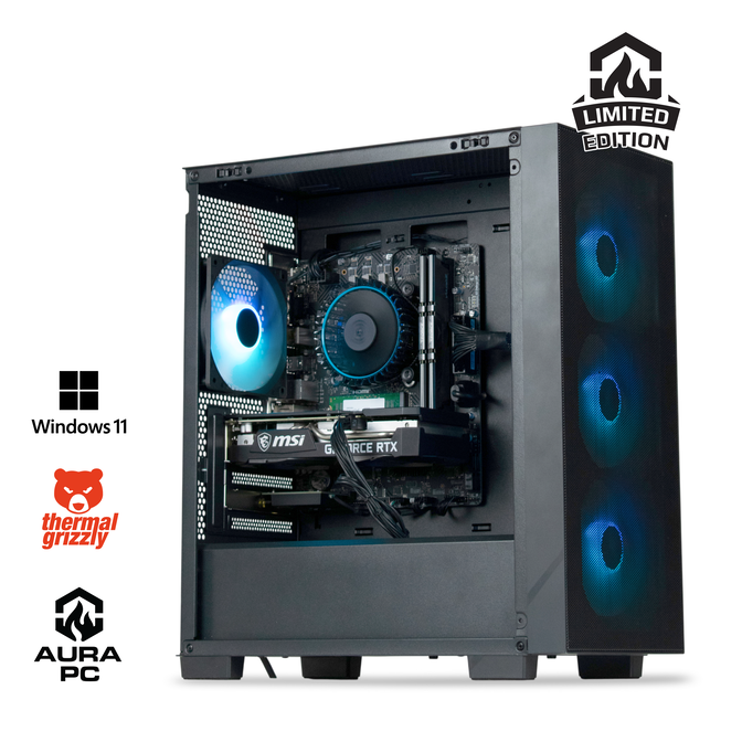 Computador AURA Limited-PC Intel i5 12400F 16GB DDR4 1TB RTX 3050 WiFi W11 image number 0