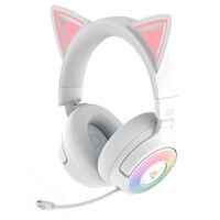 Headset Razer Kraken Kitty V3 Pro Wireless/Bluetooth Branco