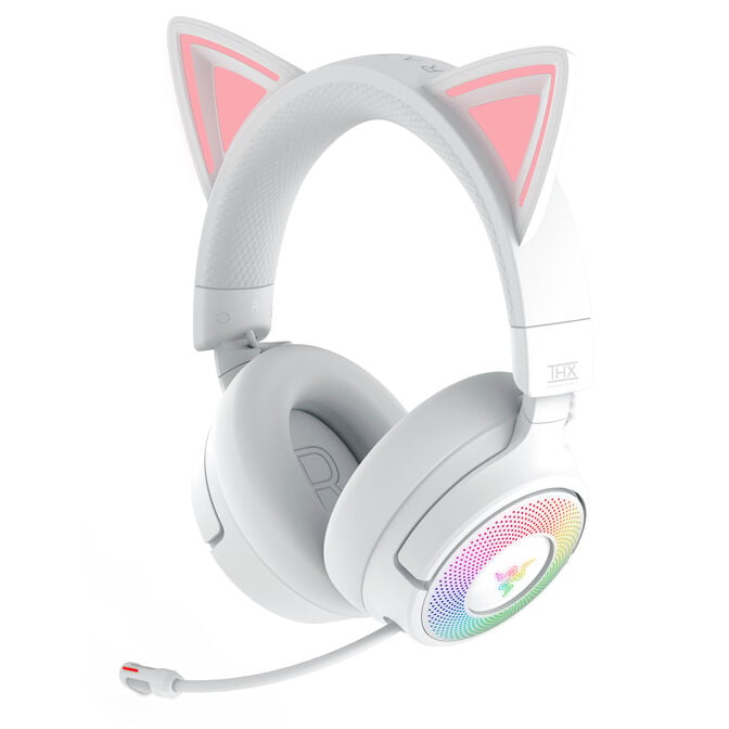 Headset Razer Kraken Kitty V3 Pro Wireless/Bluetooth Branco image number 0