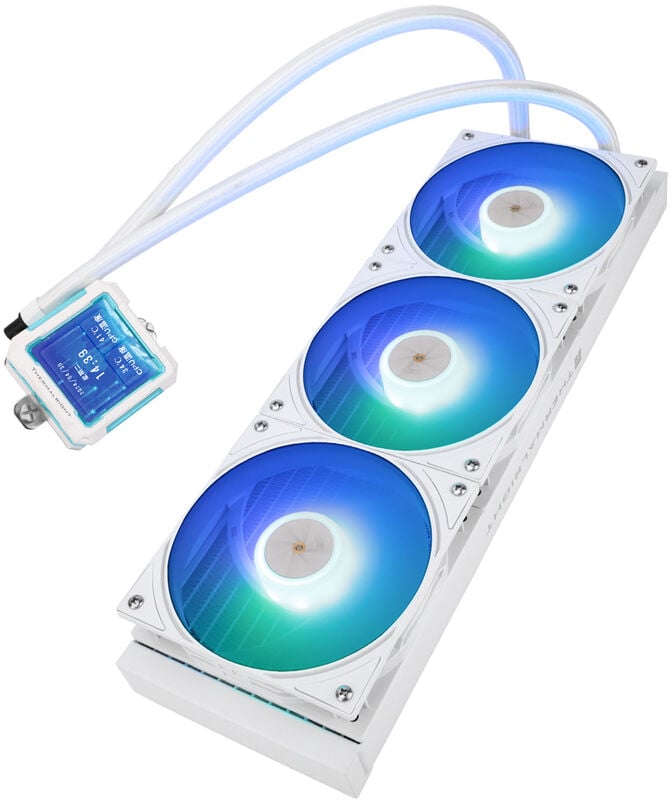 Water Cooler CPU AIO Thermalright Frozen Warframe Pro ARGB Branco - 360mm image number 2