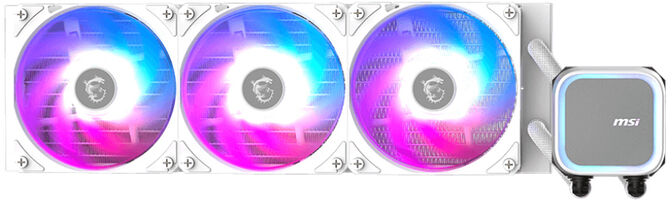 Water Cooler CPU MSI MAG CORELIQUID A13 360mm ARGB Branco image number 0