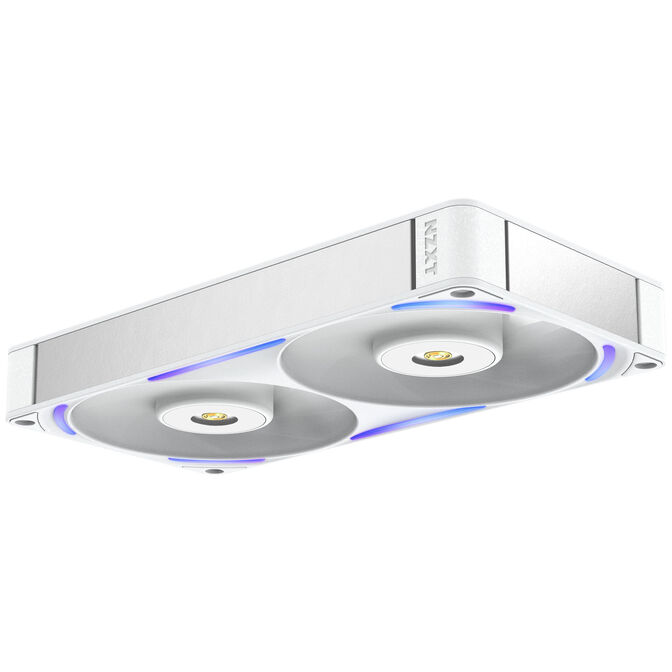 Ventoinha NZXT F240X Perfomance RGB Single-Frame Brancas - Dupla Vento&iacute;nha 120mm (240mm) image number 4