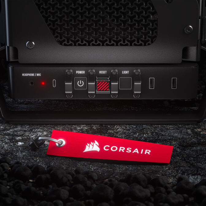 Caixa E-ATX Corsair WARTHOG Perfomance Preto Vidro Temperado image number 25