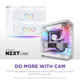 Ventoinha NZXT F240 RGB Core Single-Frame Brancas - Dupla Vento&iacute;nha 120mm (240mm) image number null