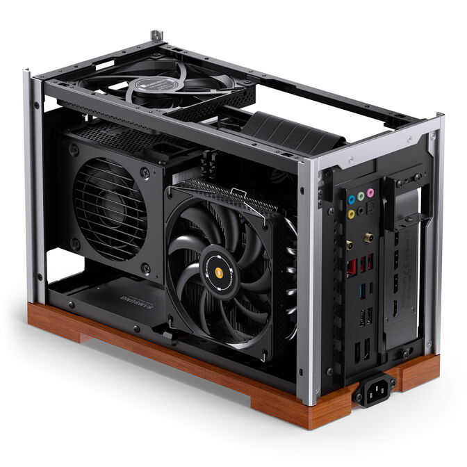 Caixa Mini-ITX Jonsbo T9 Cinzenta c/ Riser 4.0 image number 8