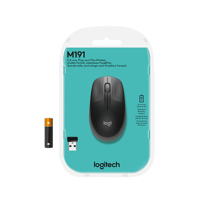 Rato Logitech M190 Full Size Wireless Cinzento image number 6
