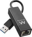 Adaptador de Rede Ewent EW1017 Gigabit Ethernet USB 3.2 Gen 1 Preto image number null
