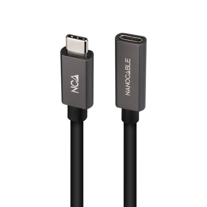Cabo USB 3.2 Gen2x2 Nanocable 4K/60Hz USB-C M/F 0.5 M image number 2