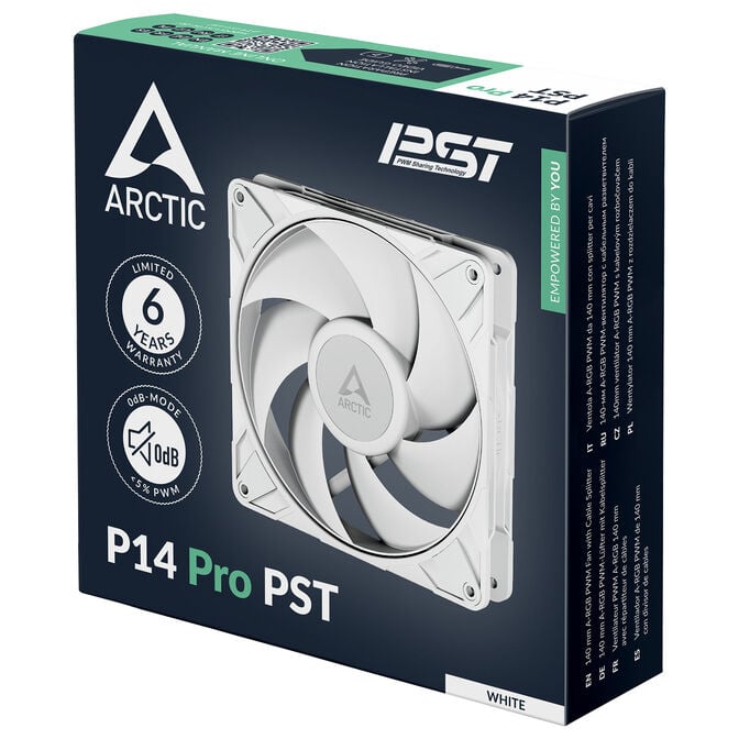 Ventoinha Arctic P14 PRO PWM PST 140mm - Branco image number 5