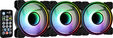 Ventoinha Aerocool Mirage 12 ARGB Pro Preto 120mm (Pack 3) image number null