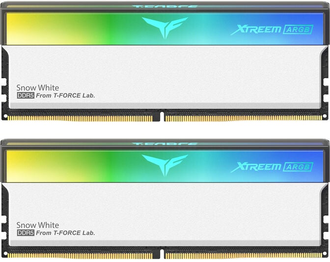 Team Group Kit 32GB (2 x 16GB) DDR5 6000MHz Xtreem ARGB Branco CL30 image number 0