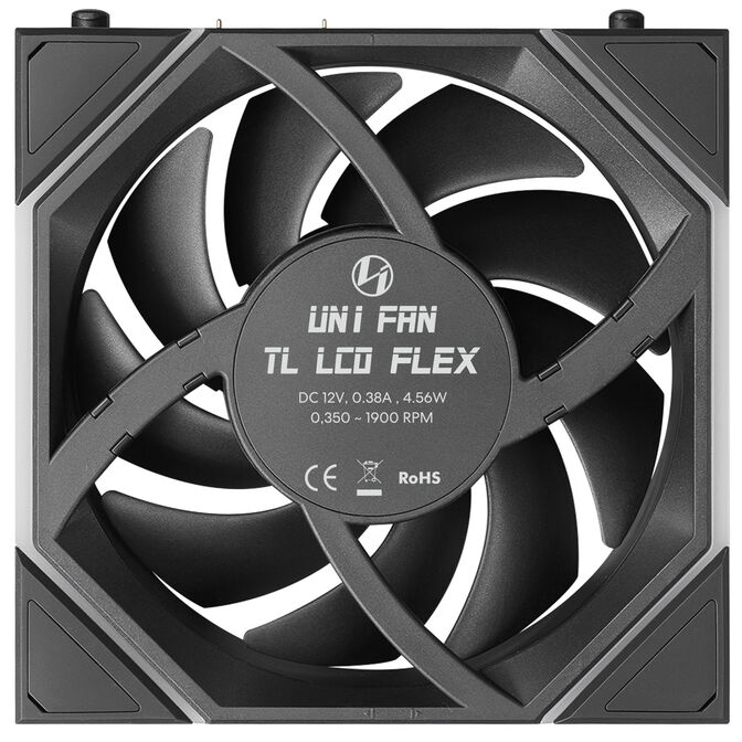 Ventoinha Lian Li UNI FAN TL120 LCD FLEX Wireless Reverse Blade Preto 120mm (Pack 3) image number 8