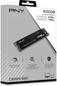 SSD PNY CS2241 500GB Gen4 M.2 NVMe (4700/1700MB/s) image number null