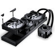 Water Cooler CPU Phanteks Glacier One 360D30 DRGB X2 Preto - 360mm image number null