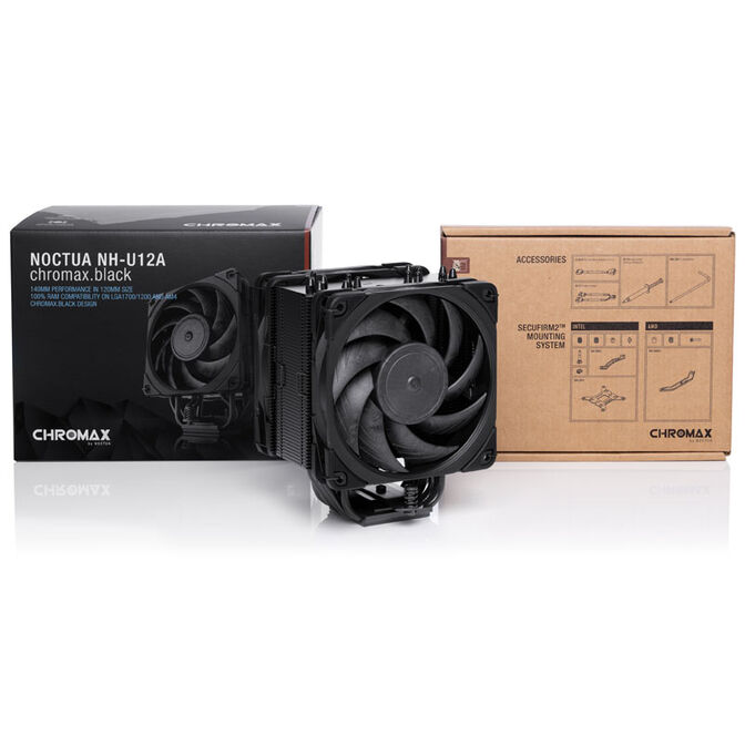 Cooler CPU Noctua NH-U12A Chromax 120mm image number 6