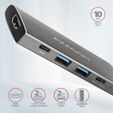 HUB USB-C AXAGON HMC-5G21 2x USB-A + 2x USB-C + HDMI, USB-C 3.2 Gen 2 10Gbps, PD 60W image number null