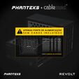 Fonte Modular Phanteks Revolt ATX 3.0 PCIe 5.0 1600W Titanium Preta (Sem Cabos Inclu&iacute;dos) image number null