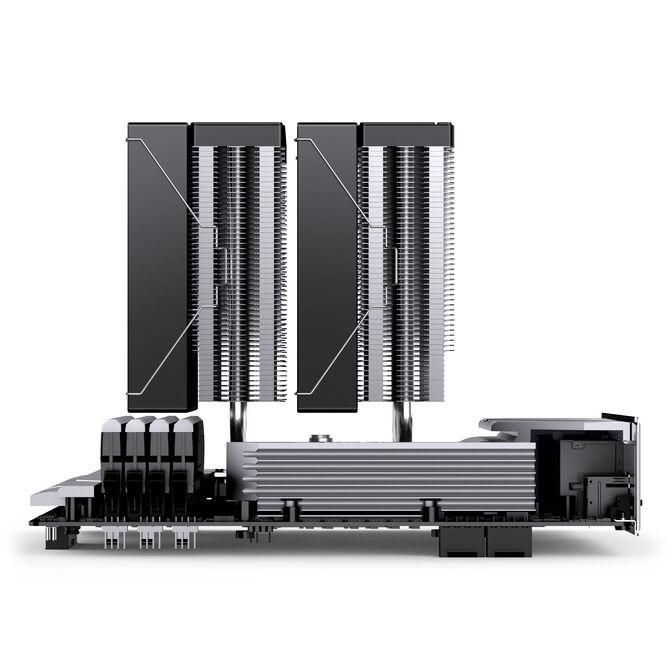 Cooler CPU Jonsbo CA80 ARGB Preto - 2x 120mm image number 14