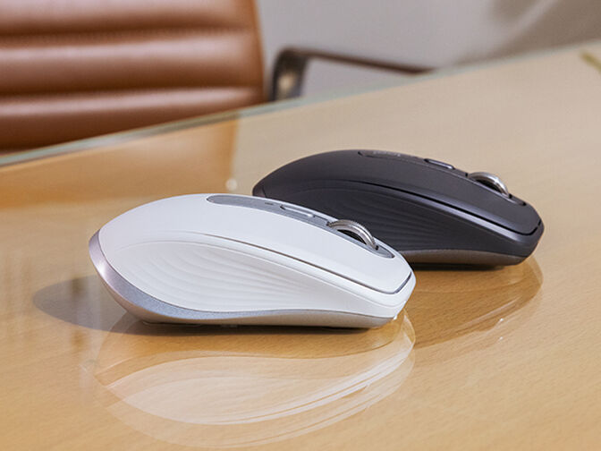 Rato Logitech MX Anywhere 3S for Business 8000DPI Wireless/Bluetooth Cinzento Claro image number 5