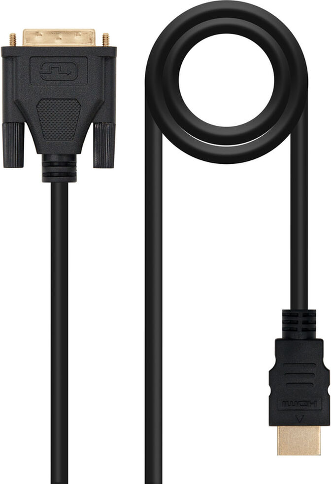Cabo DVI a HDMI Nanocable DVI18/1/M-HDMI A/M 1.8 M image number 0