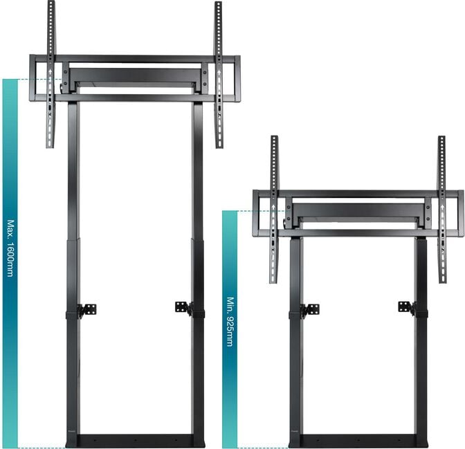 Suporte Ch&atilde;o/Parede Fixo Tooq HIPERI&Oacute;N 55" a 100" M&aacute;x. 120Kg Preto image number 1