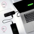 HUB USB-C AXAGON HMC-6H4A 4x USB-A + HDMI, USB-C 3.2 Gen 1 hub, PD 100W image number null