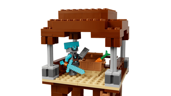 LEGO Minecraft: O Posto Avan&ccedil;ado do Saqueador e Devastador, 665 Pe&ccedil;as (21278) image number 6