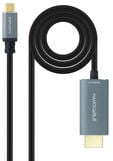 Cabo Conversor Nanocable USB-C > HDMI 2.1 8K@60HZ 1.8 M Preto image number null