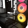Caixa Micro-ATX Corsair 2800X RS-R ARGB Preta Vidro Temperado image number null