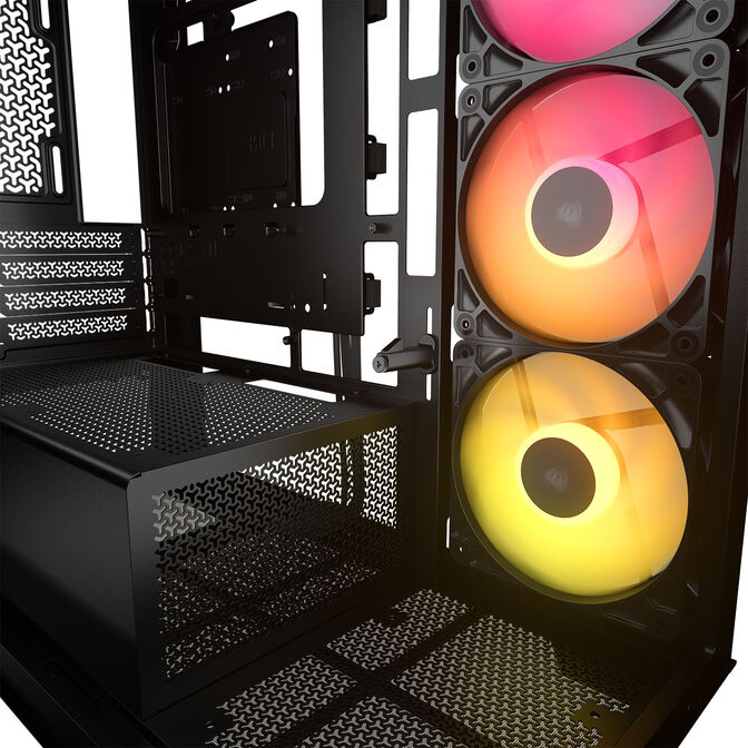 Caixa Micro-ATX Corsair 2800X RS-R ARGB Preta Vidro Temperado image number 9