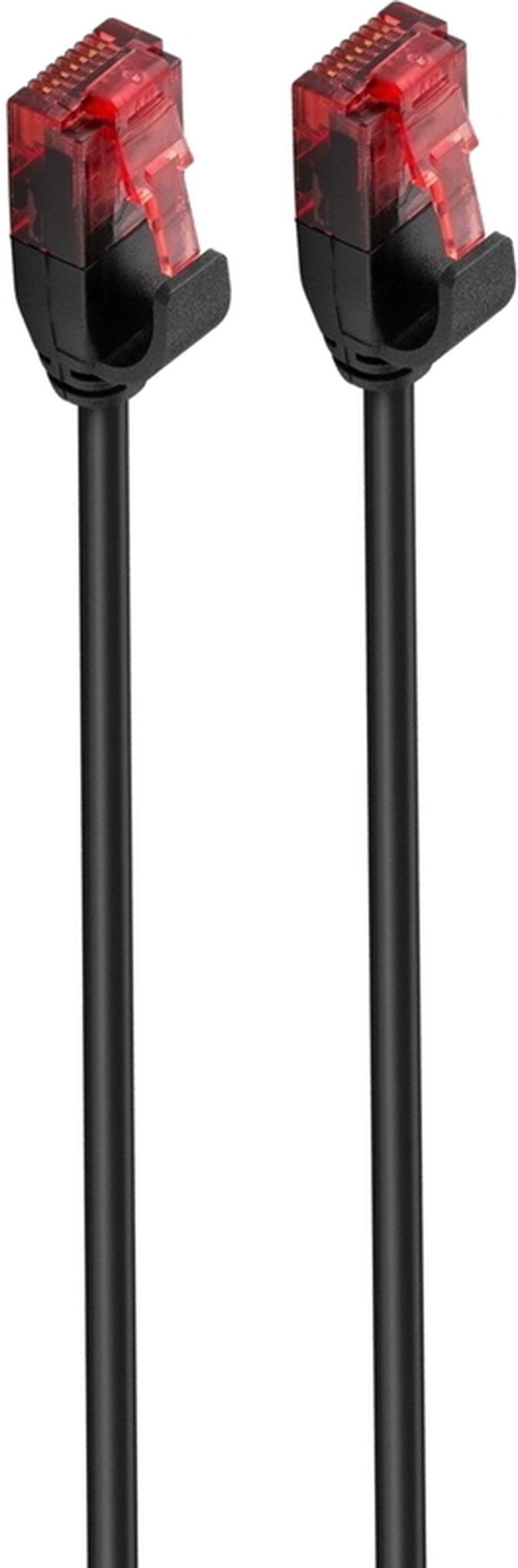 Cabo de Rede Slim Ewent RJ45 U/UTP Cat.6 50 CM Preto image number 0