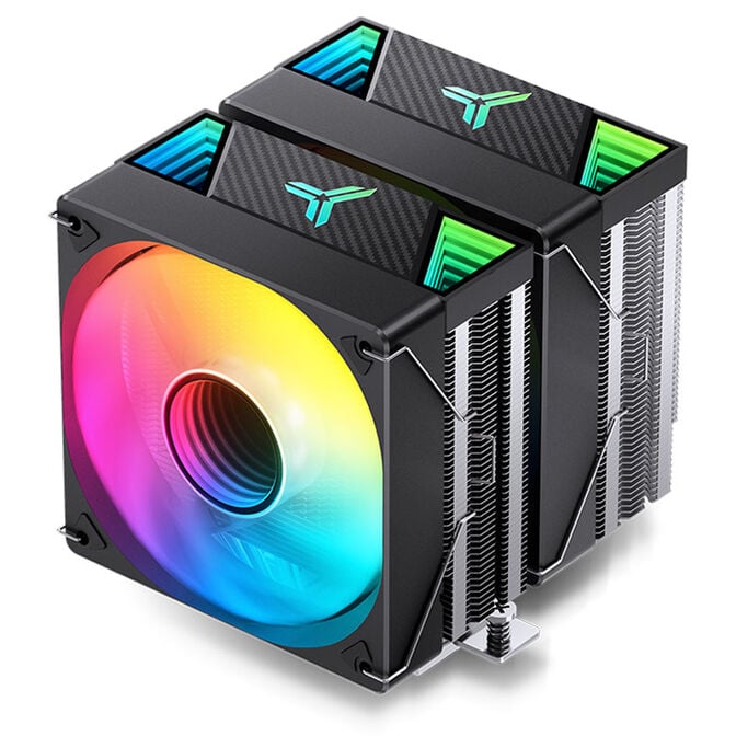 Cooler CPU Jonsbo CR-3000 ARGB Preto - 2x 120mm image number 3