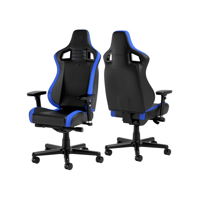 Cadeira noblechairs EPIC Compact - Preto / Carbono / Azul image number 1