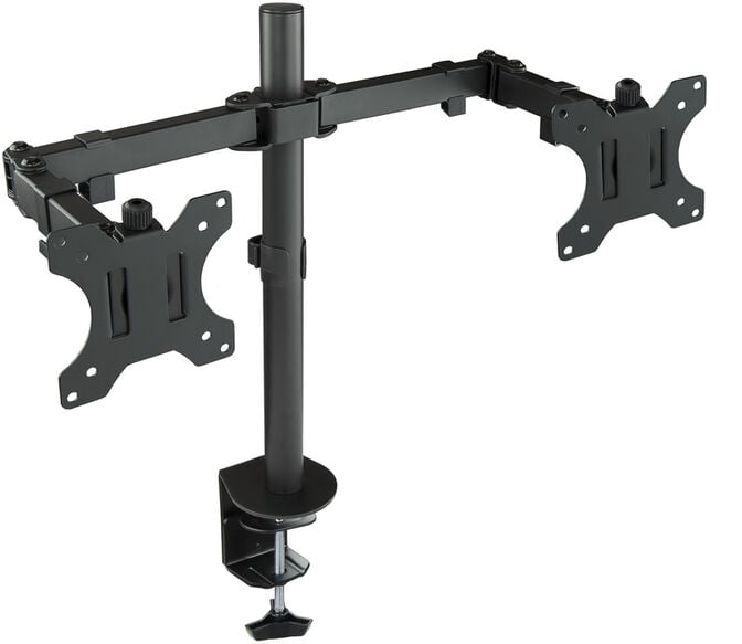 Suporte de Mesa Tooq Duplo Tilt e Girat&oacute;rio e Altura Ajust&aacute;vel 13" 32" 8Kg p/Bra&ccedil;o Preto image number 1