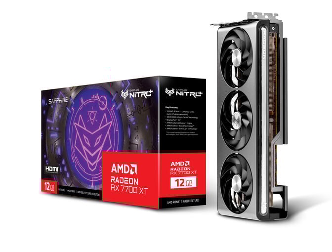 Gr&aacute;fica Sapphire Radeon RX 7700 XT Nitro+ OC 12GB GDDR6 image number 6