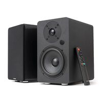 Colunas Hi-Fi Vulkkano A5 ARC MKII 50W Bluetooth HDMI ARC Pretas