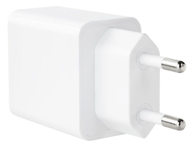 Carregador Tooq USB-C QC 3.0 (20W) + USB-A QC 3.0 (18W) Branco image number 1