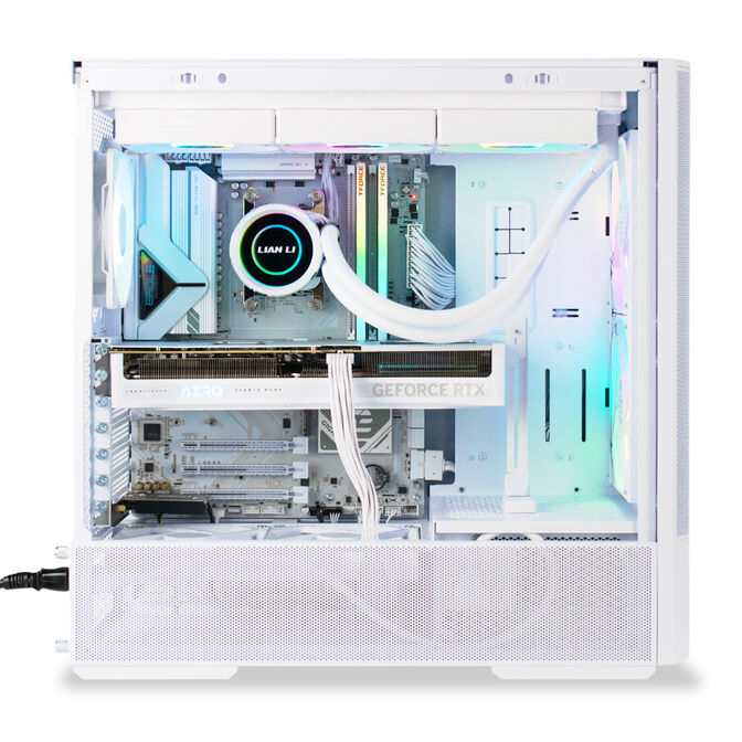 Computador King Mod Gamer-PC Ryzen 7 9800X3D 32GB DDR5 2TB RTX 5080 WiFi W11 - White Edition image number 1