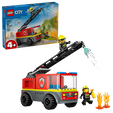 LEGO City: Cami&atilde;o dos Bombeiros com Escada, 82 Pe&ccedil;as (60463) image number null