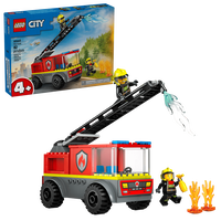 LEGO City: Cami&atilde;o dos Bombeiros com Escada, 82 Pe&ccedil;as (60463)