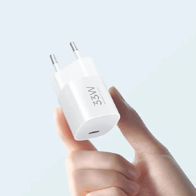 Carregador Xiaomi 33W Nano Power Adapter (USB-C) image number 3