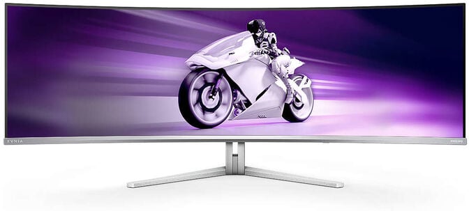 Monitor Curvo Gaming Philips EVNIA 49" 49M2C8900L QD-OLED Dual QHD 144Hz 0.03ms c/Ajuste Alt. image number 1